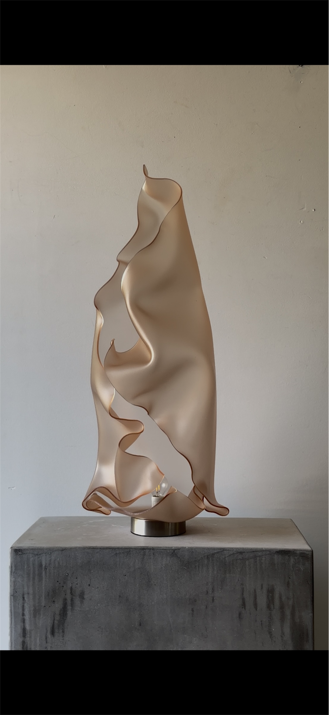 Frosted Latte Lamp