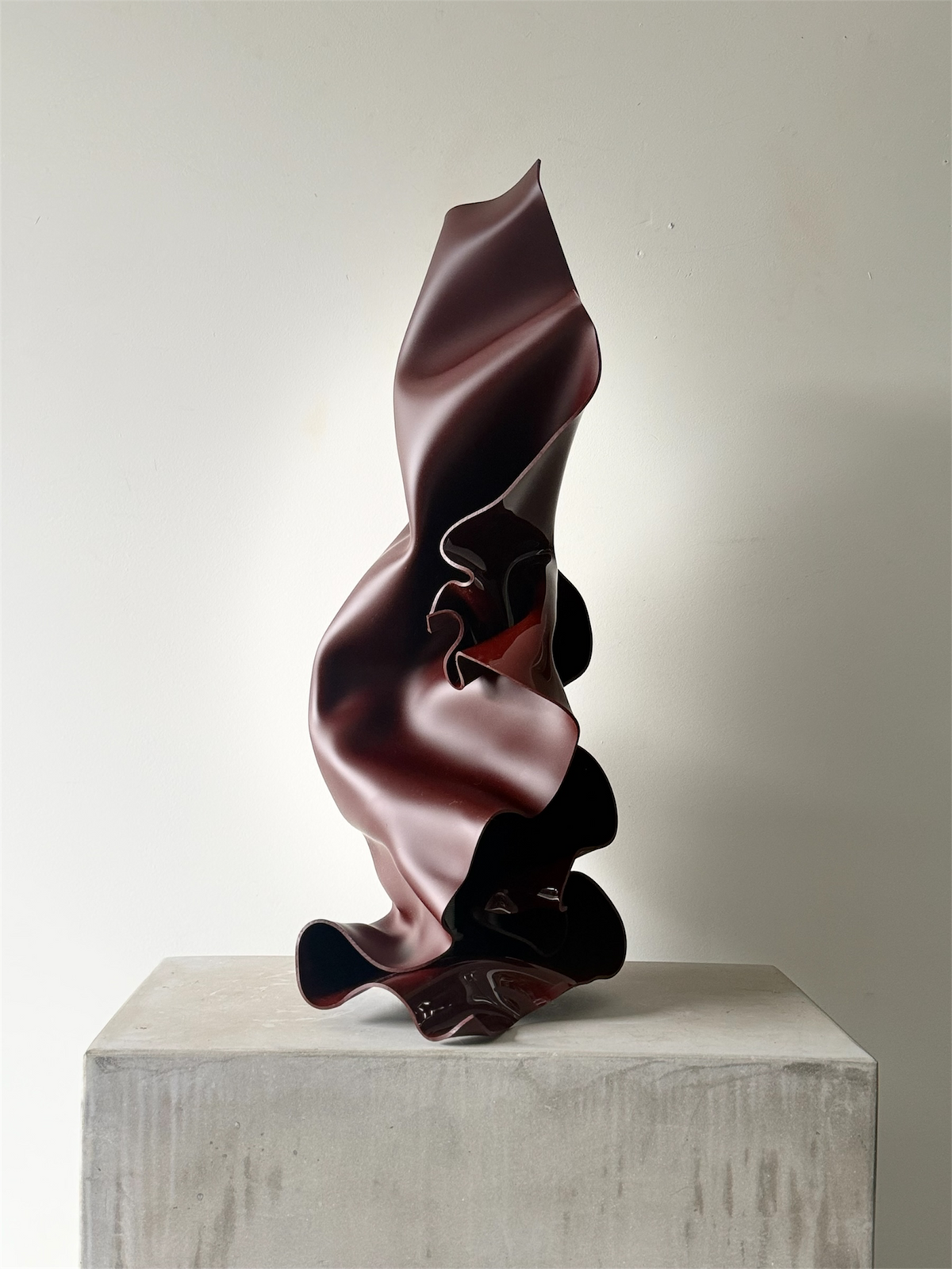 Chocolate Burgundy Lamp