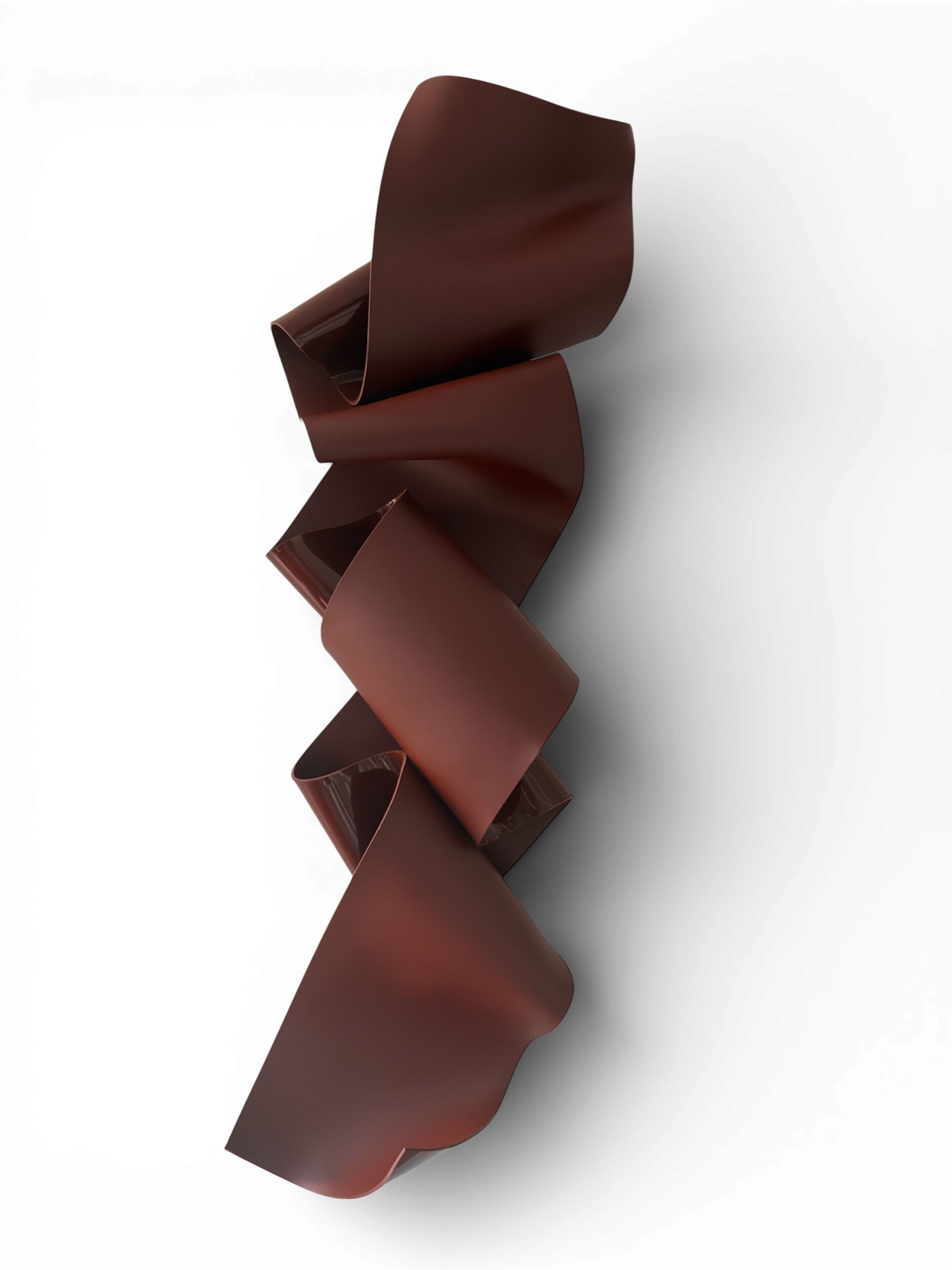 Burgundy Vertical Wall Ribbon