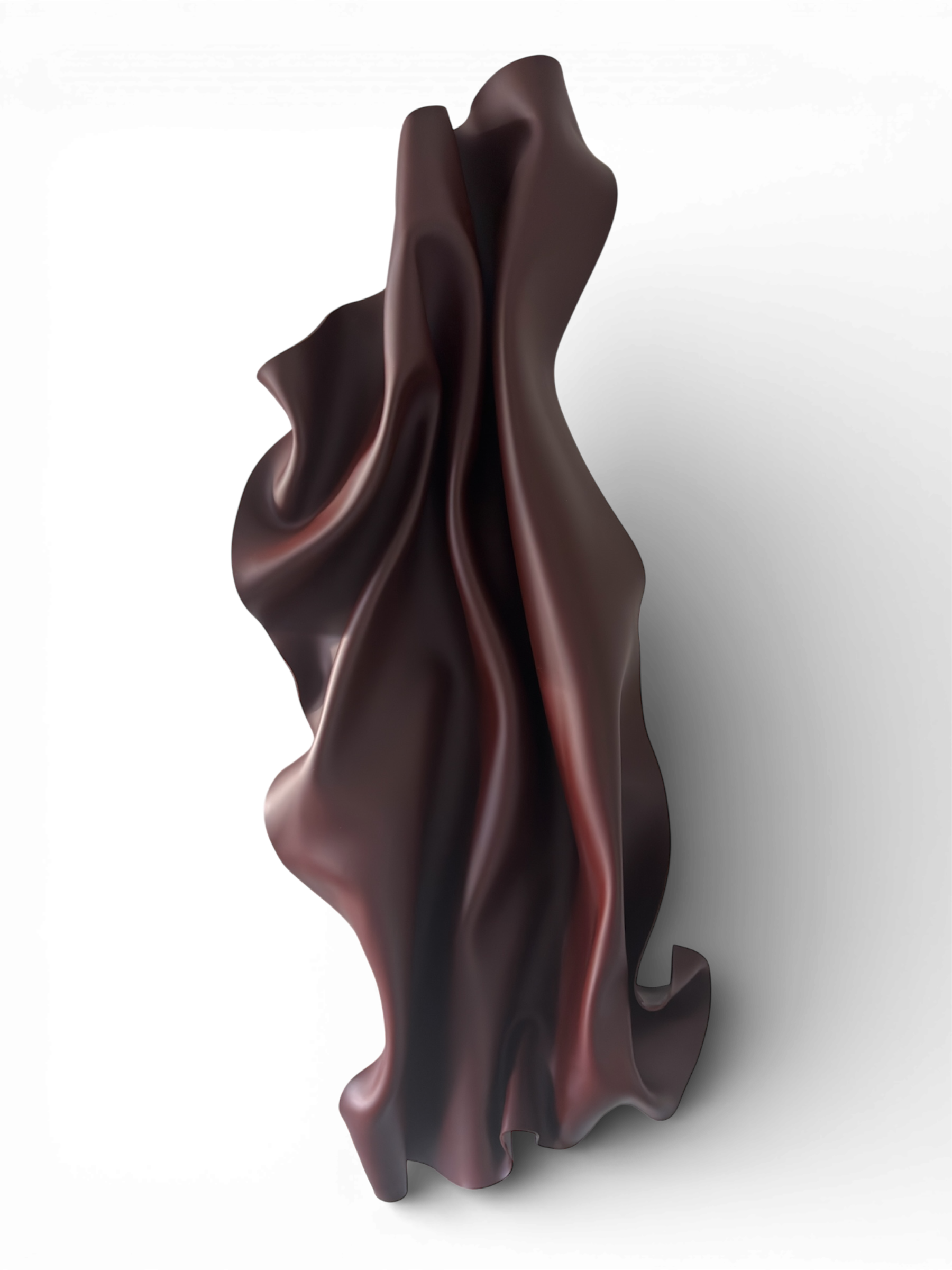 XL Chocolate Burgundy Wall Sculpture