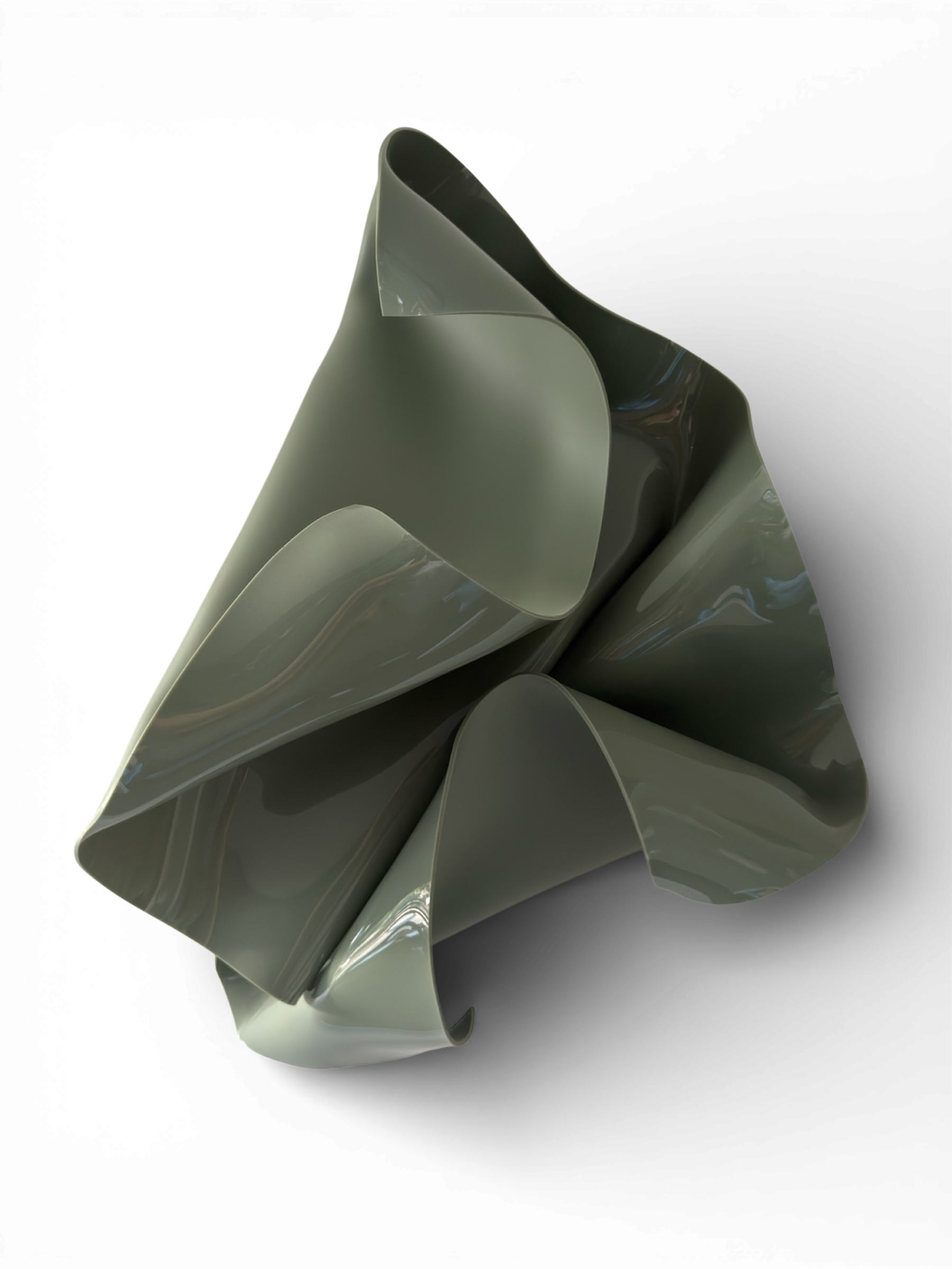 Matt / Gloss Green Wall Sculpture