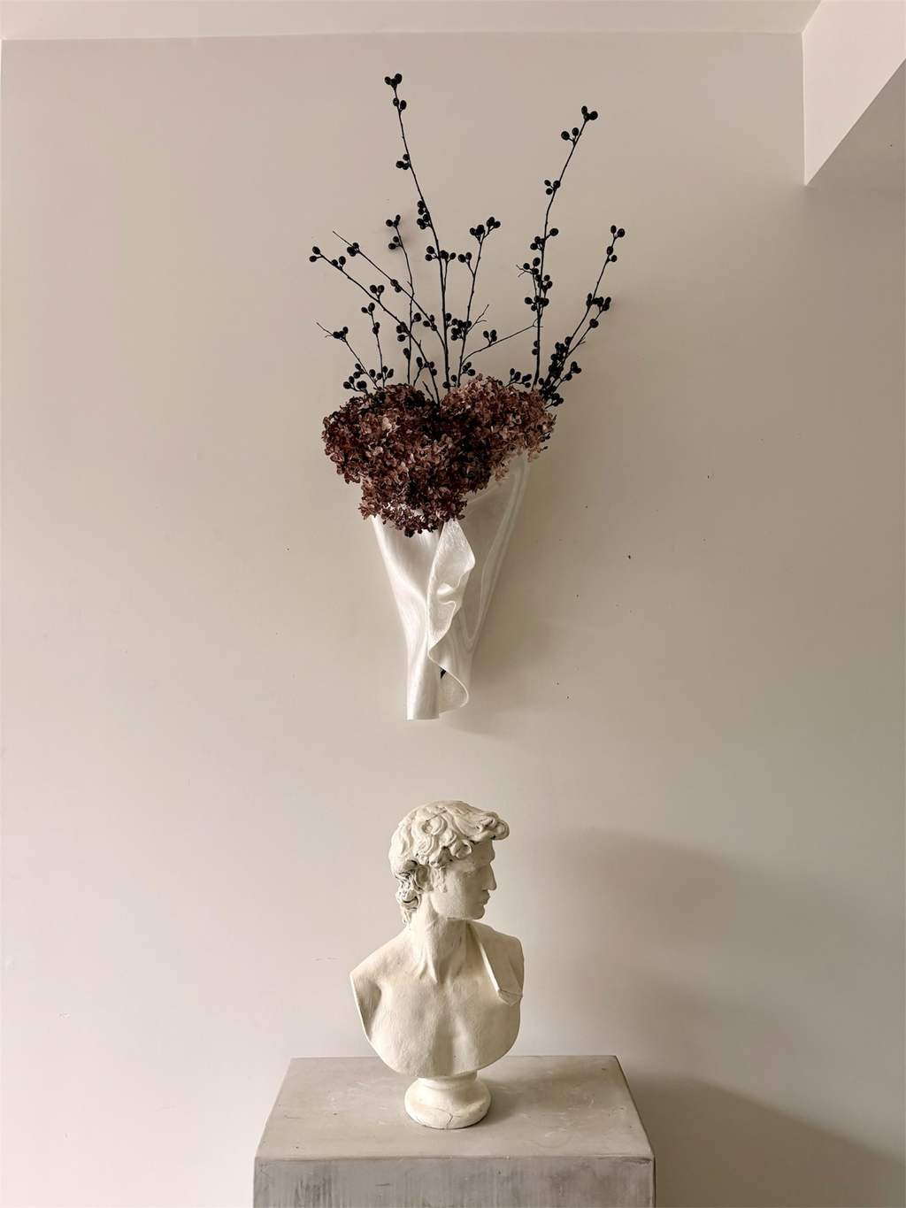 Sculptural Wall Vase